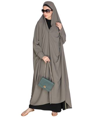 Solid Grey Iraqi Chaddar 3