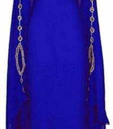 SALE !! Moroccan Islamic Royal Blue Kaftan Beach Fancy Modern Floor Length Bell Sleeve For Women Dress