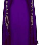 SALE !! Moroccan Islamic Purple Kaftan Beach Fancy Modern Floor Length Bell Sleeve For Women Dress