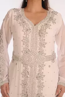 Royal Ethnic Maxi Abaya Moroccan Islamic Kaftan Beach Fancy Modern Floor Length Bell Sleeve For Women Dress