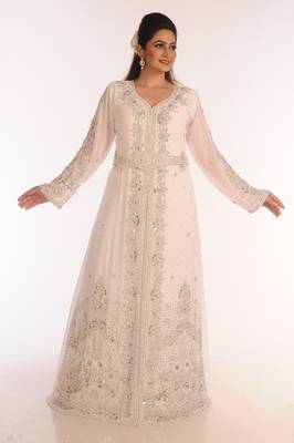 Royal Ethnic Maxi Abaya Moroccan Islamic Kaftan Beach Fancy Modern Floor Length Bell Sleeve For Women Dress 5