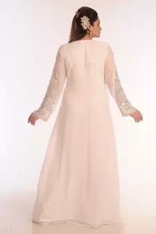 Royal Ethnic Maxi Abaya Moroccan Islamic Kaftan Beach Fancy Modern Floor Length Bell Sleeve For Women Dress