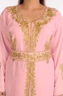 Shop Ethnic Maxi Abaya Moroccan Islamic Kaftan Beach Fancy Modern Floor Length Bell Sleeve For Women Dress 3