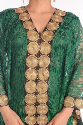 Royal Ethnic Maxi Abaya Moroccan Islamic Kaftan Beach Fancy Modern Floor Length Bell Sleeve For Women Dress 2