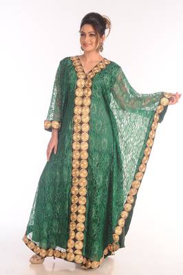 Royal Ethnic Maxi Abaya Moroccan Islamic Kaftan Beach Fancy Modern Floor Length Bell Sleeve For Women Dress 4