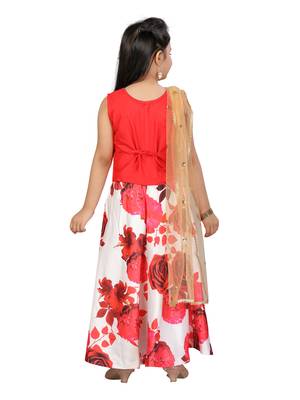 White plain silk stitched lehenga 3