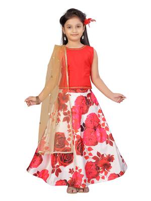 White plain silk stitched lehenga 5