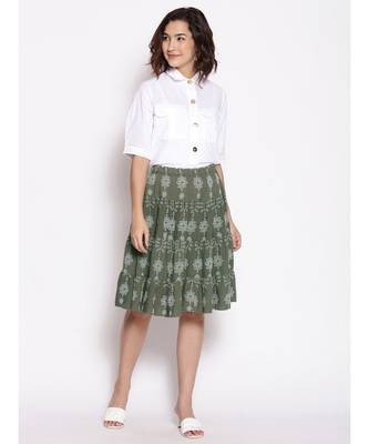 Hazzy Daisy binge Schifly Emb skirt for women 6