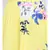 Gloden glash beauty yellow pleated women skirt