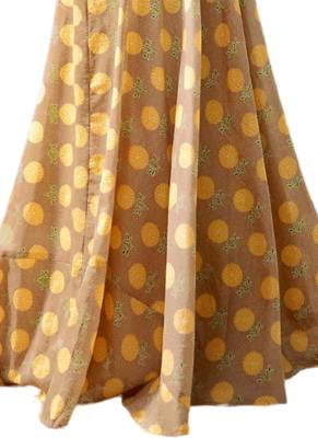 Beige printed cotton poly ethnic-kurtis 3