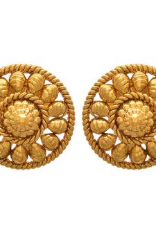 Gold earrings