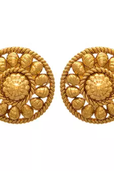 Gold earrings
