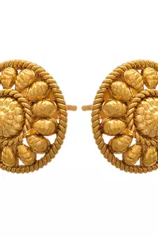 Gold earrings
