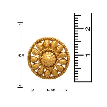 Gold earrings 3