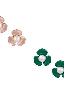 Green earrings