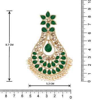 Green diamond earrings 3
