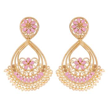 Pink earrings 1