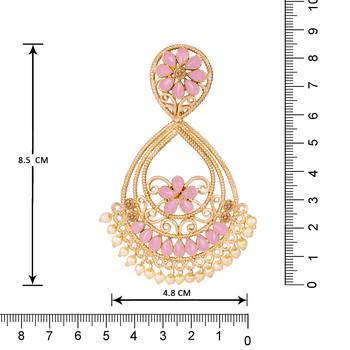 Pink earrings 3