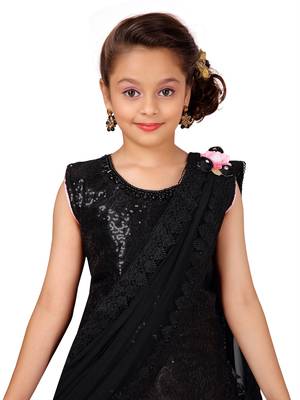 Pink self design net stitched lehenga 4