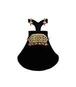 multicolor kundan Brass  choker Pair of Earring