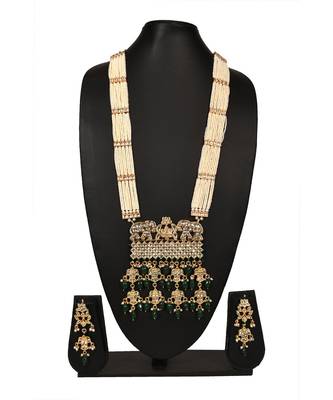 multicolor beaded jewellery Brass  Pendant  Pair of Earring 1