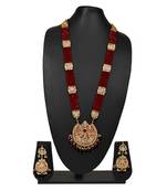 multicolor beaded jewellery Brass  Pendant  Pair of Earring