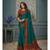 Sea green Juliet Chiffon Border Work Saree With Blouse Piece