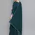 Kvsfab Teal green Color rayon Embroidered & sequnis work with gotta patti Foil print semi stitched kurta sets &dupatta