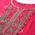 Kvsfab Pink Color rayon Embroidered & sequnis work with gotta patti semi Foil print stitched kurta sets &dupatta