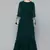 Kvsfab Green Color Georgatte Embroidered with Sequins Work Party Wear KURTI