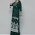 Kvsfab Green Color Georgatte Embroidered with Sequins Work Party Wear KURTI