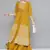 Kvsfab mustred  color Georgatte Embroidery with Sequins Work Party Wear KURTI