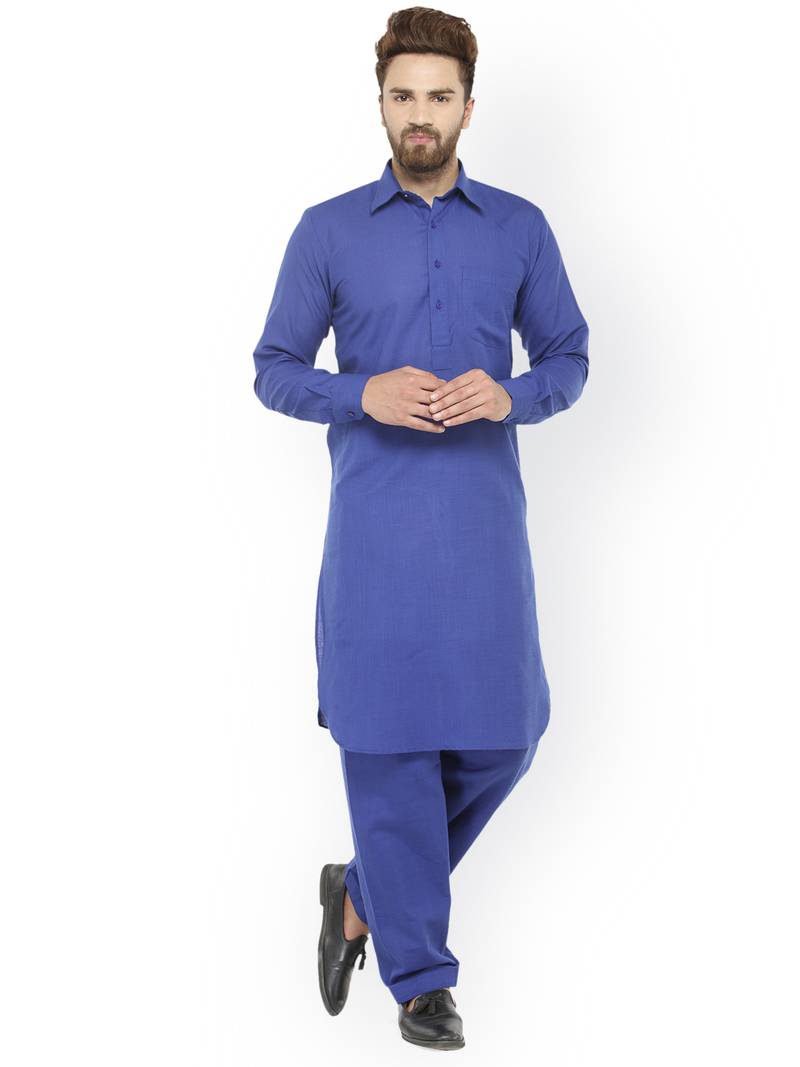 Blue MENS PATHANI SUIT