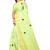 Kota Doria Perrot Green Color Embroidered Kota Doria Saree