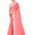 Cotton Silk Peach Color Solid Jari Patta Fashion Saree