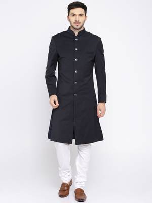 blue Mens Sherwani 1