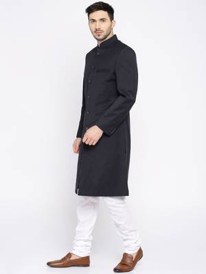 blue Mens Sherwani 3