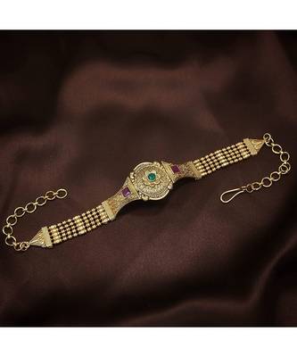 Gold gold plated Yellow Gold Alloy   Bajuband 2