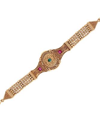 Gold gold plated Yellow Gold Alloy   Bajuband 3