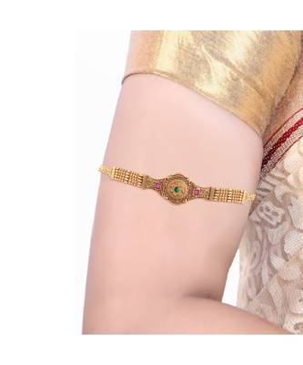 Gold gold plated Yellow Gold Alloy   Bajuband 4
