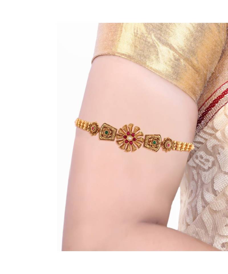 Gold gold plated Yellow Gold Alloy   Bajuband