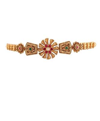 Gold gold plated Yellow Gold Alloy   Bajuband 4