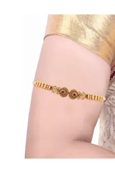 Gold gold plated Yellow Gold Alloy   Bajuband