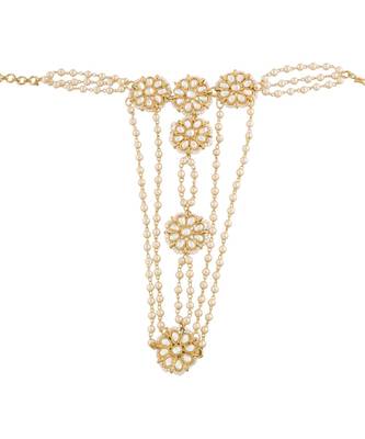 Gold beaded jewellery Yellow Gold Alloy   Panja Bracelet 2