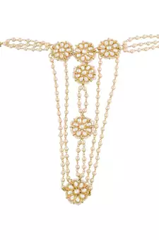 Gold beaded jewellery Yellow Gold Alloy   Panja Bracelet
