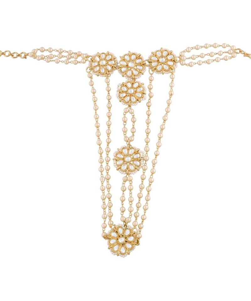 Gold beaded jewellery Yellow Gold Alloy   Panja Bracelet