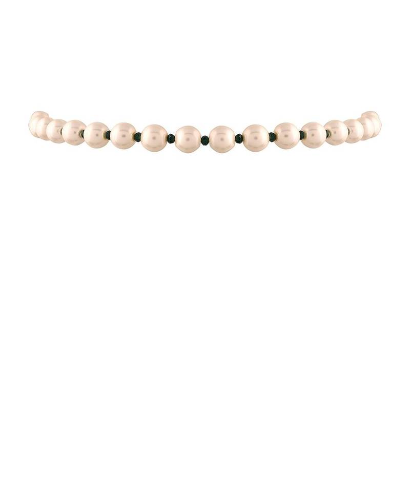 White beaded jewellery Yellow Gold Alloy   Necklace