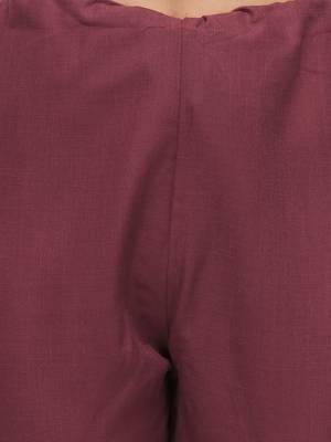 Peach Cotton  Embroidery stitched kurta & bottom with dupatta 3