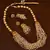 Pearl and Metallic Glossy Beads Embellished Multilayer Necklace SJ23 