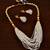 Seed Pearls and Metallic Glossy Beads Embellished Multilayer Necklace SJ29